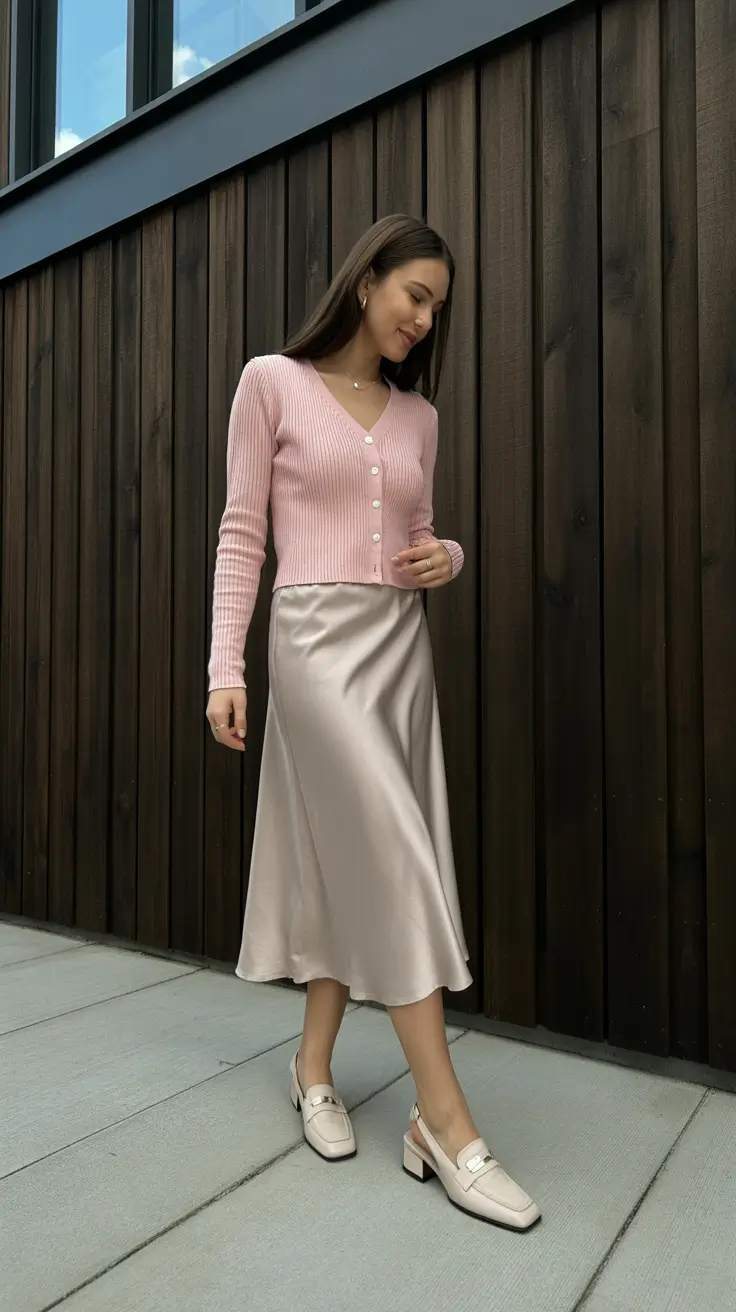 Gorgeous spring vacation outfits 2026 Delicate Knits With Fluid Silhouettes