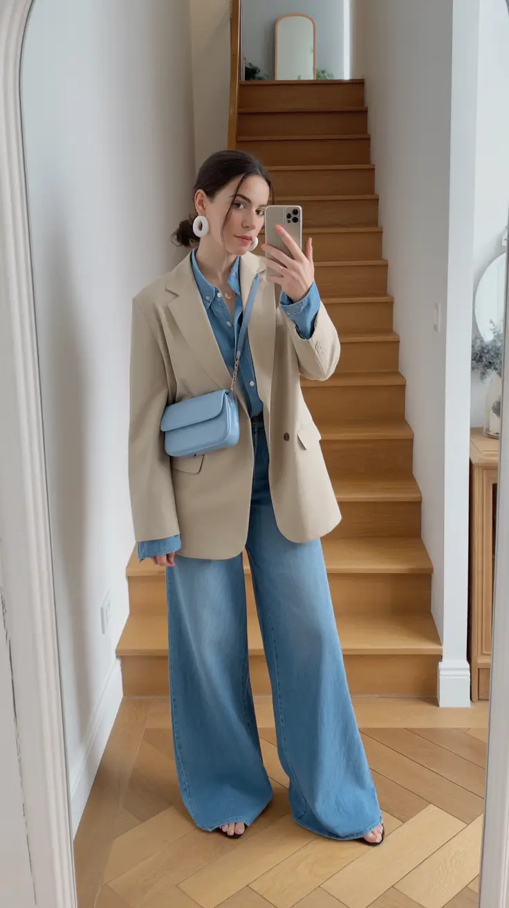 Spring blazer outfits Neutral Layers With a Personal Twist