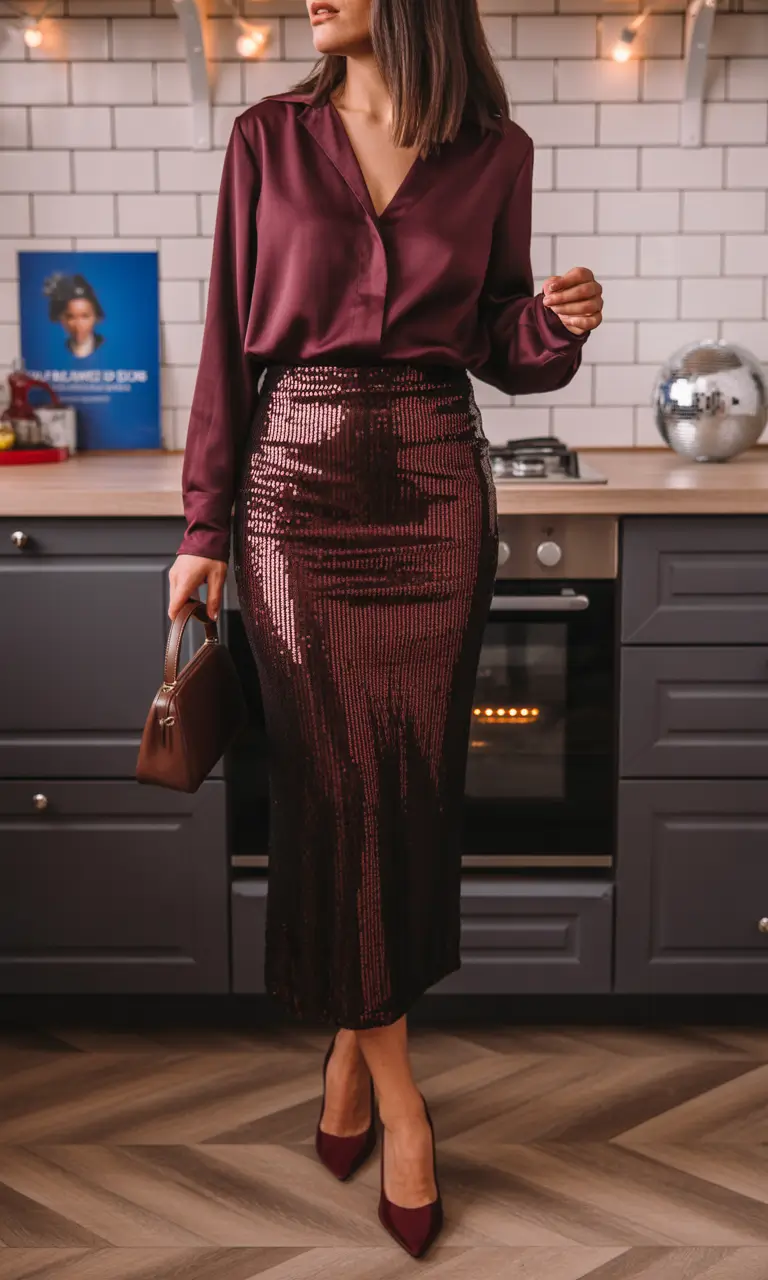 spring going out outfits night classy Wine Tones