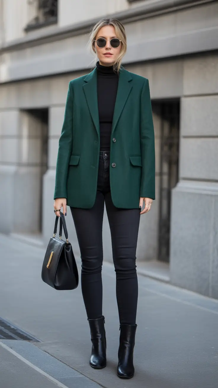 Must-have spring office outfits 2026 Deep Green Tailoring