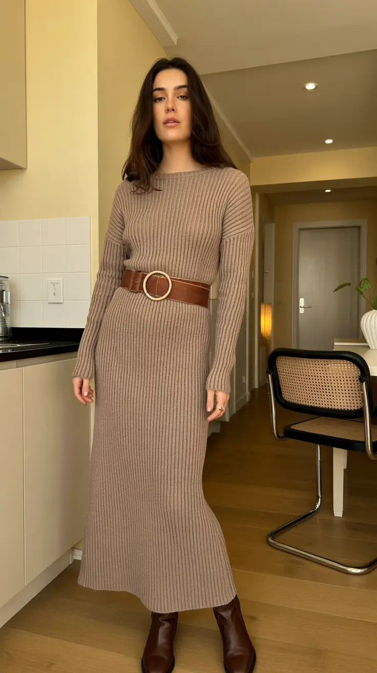 Must-have spring office outfits 2026 Knit Dress