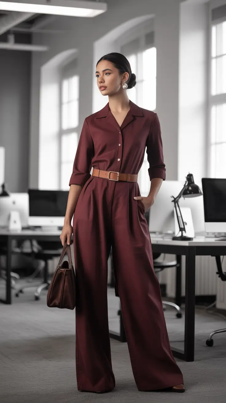 Must-have spring office outfits 2026 Jumpsuit