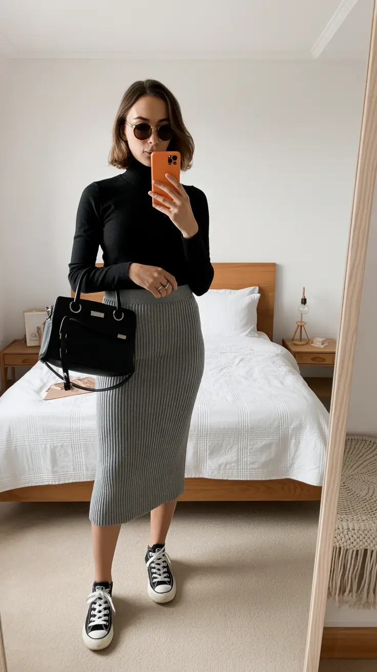 must-have spring outfits for women over 30 2026 Minimal Contrast With a Modern Edge