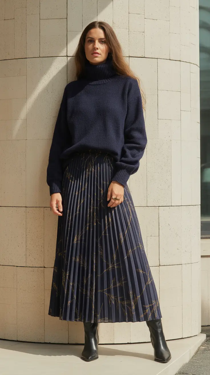 Must-have spring outfits for women over 40 2026 Dark Elegance With Soft Movement