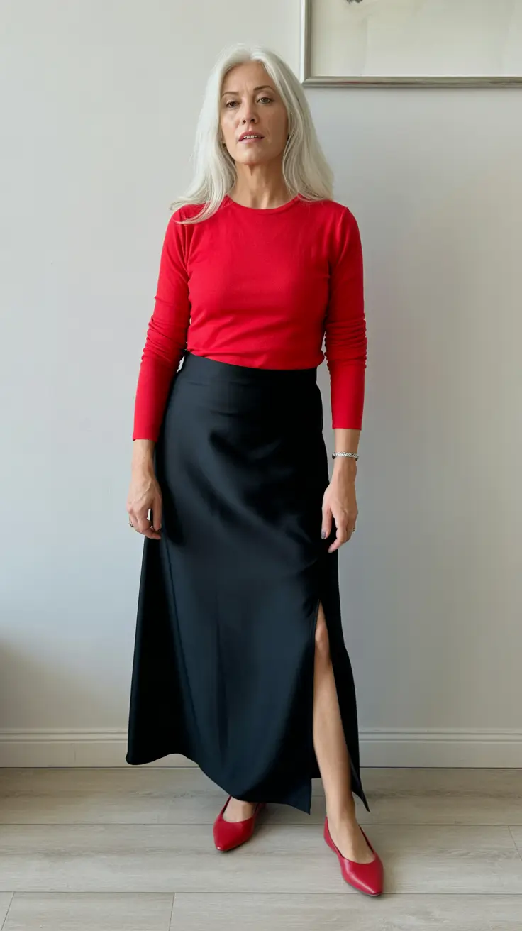Must-have spring outfits for women over 40 2026 The Power of Red in Spring Layers