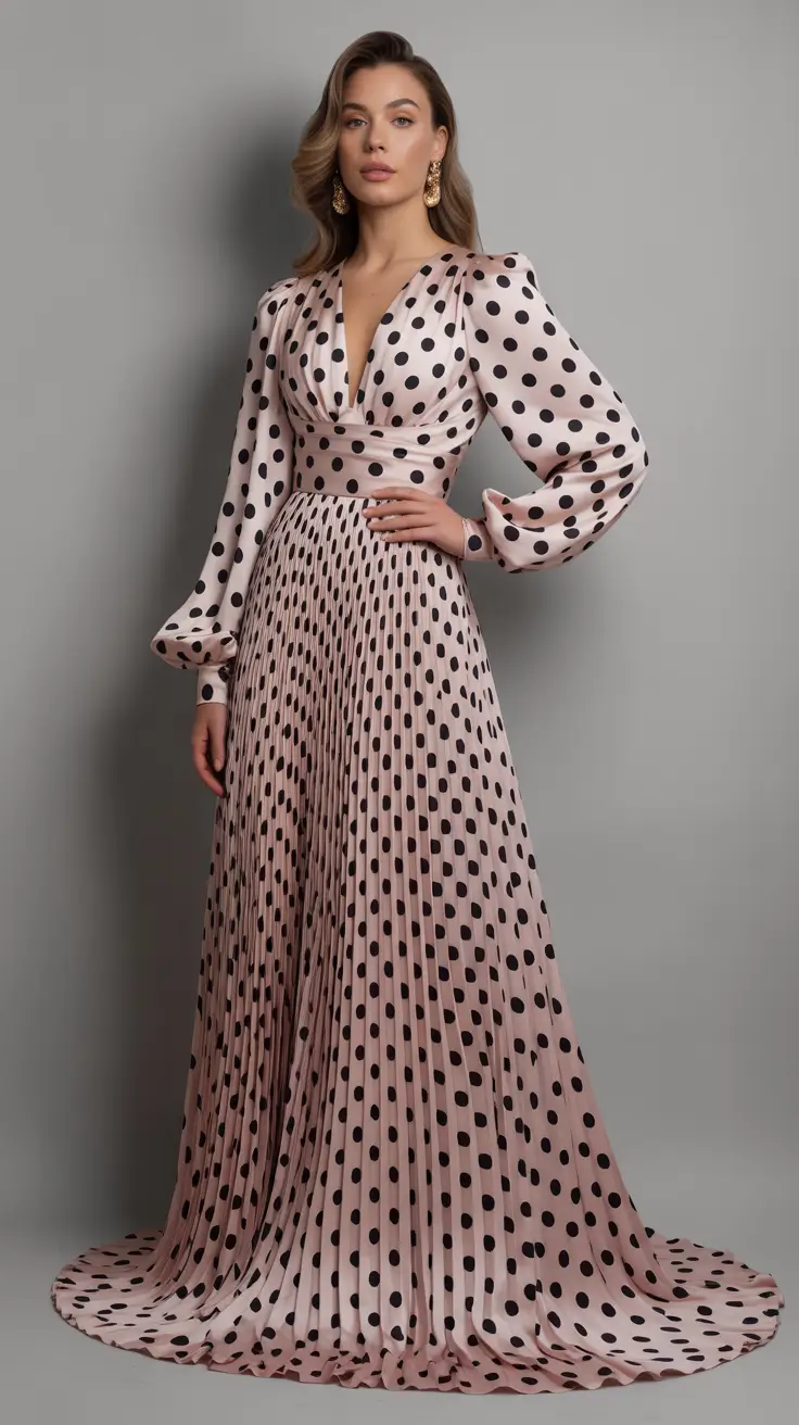 must-have spring wedding outfit 2026 Playful Polka Dots With Old-Hollywood Confidence