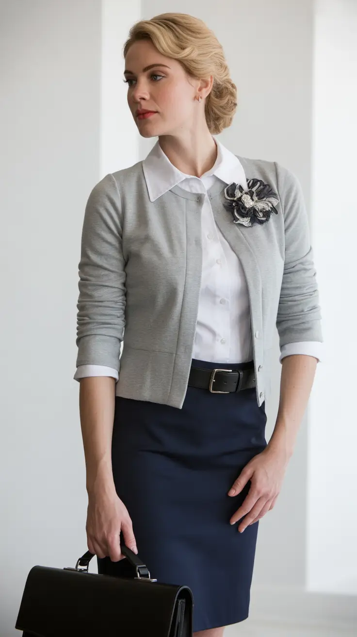 must-have spring workwear 2026 Polished Cardigans and the Return of Soft Femininity