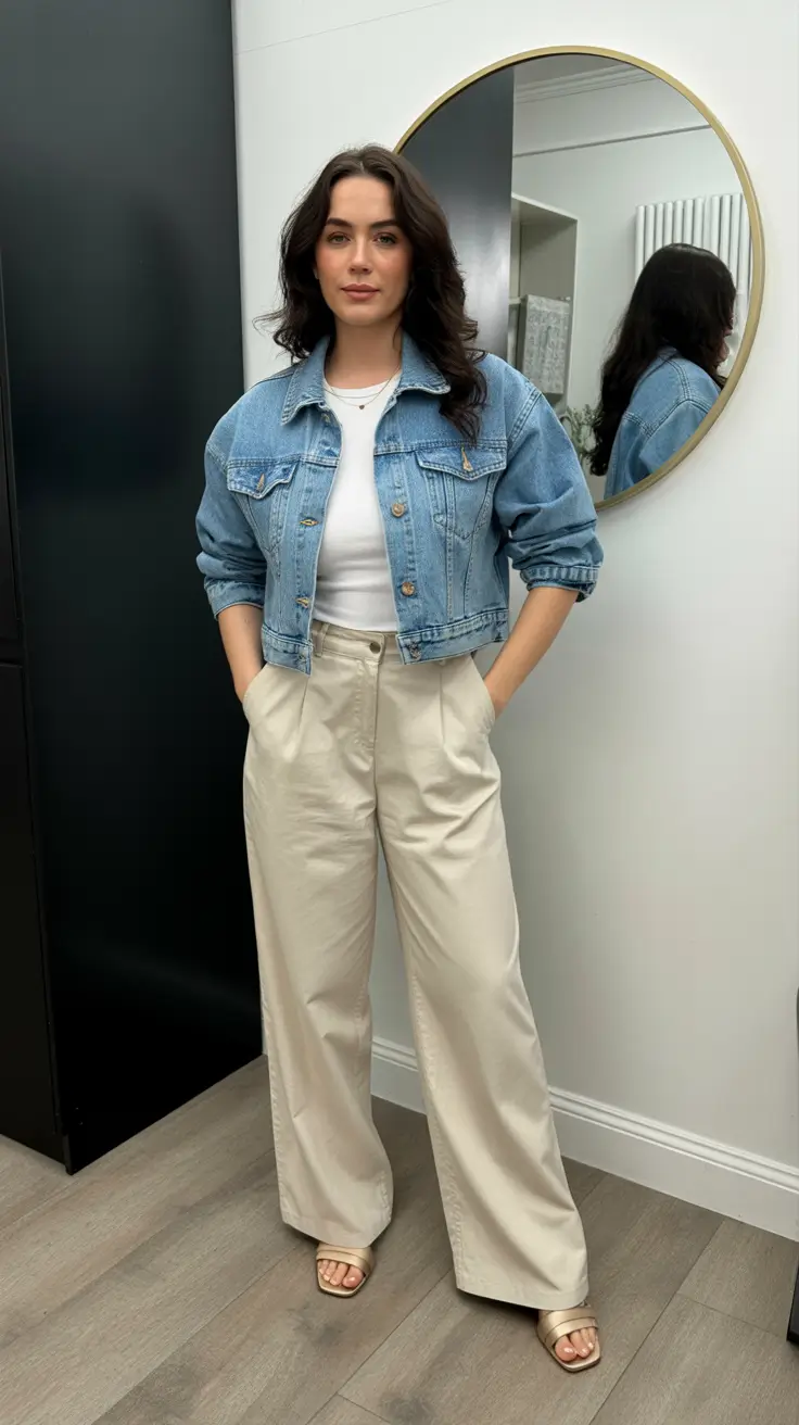 must-have spring workwear 2026 Denim Layers and Relaxed Workday Confidence