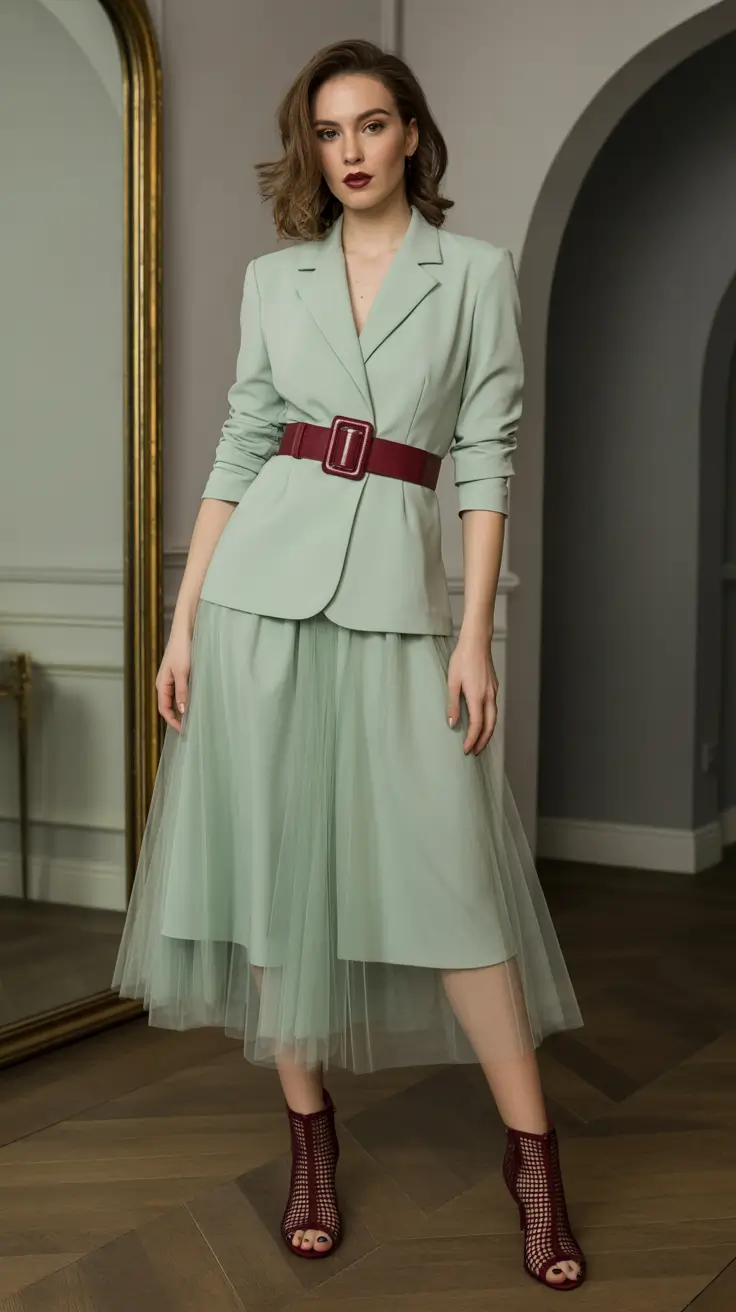 Stunning spring birthday outfit 2026 Mint Tailoring With a Soft Feminine Finish