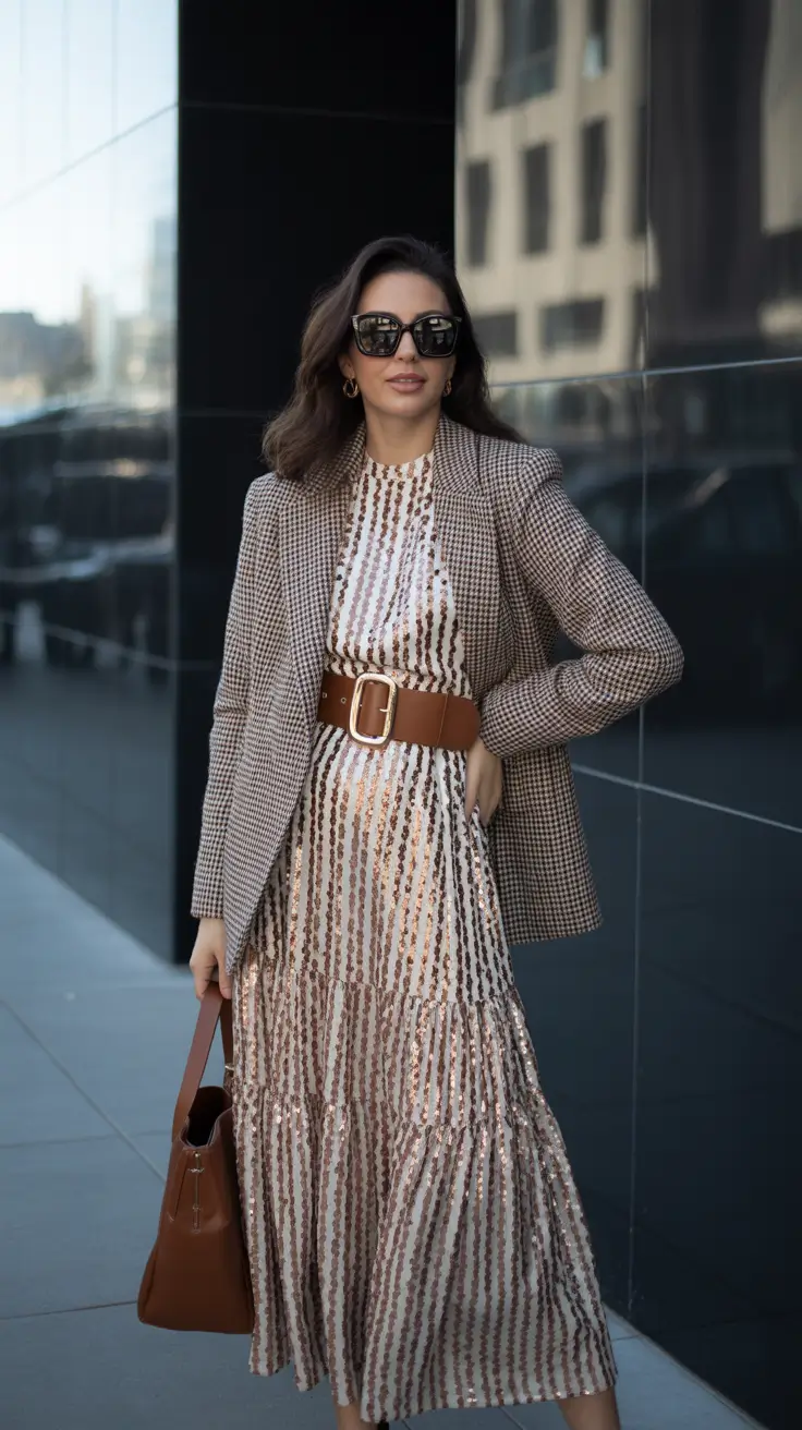 Stunning spring birthday outfit 2026 Modern Glam With a City Girl Edge